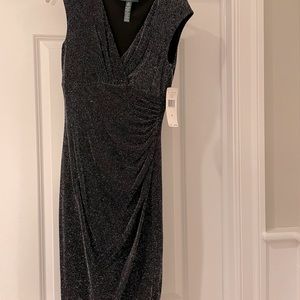 Vintage black & silver Ralph Lauren cocktail dress